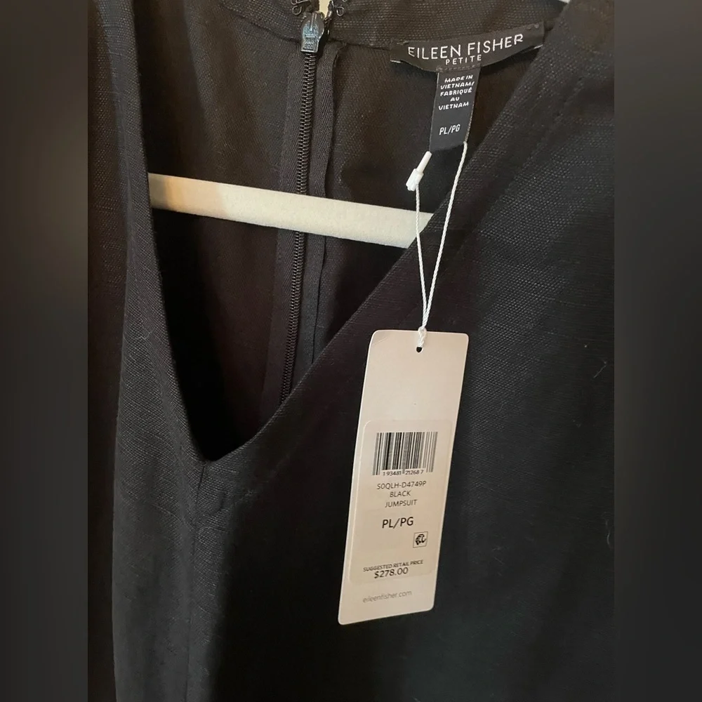 Eileen Fisher cropped jumpsuit - Picture 3 of 4